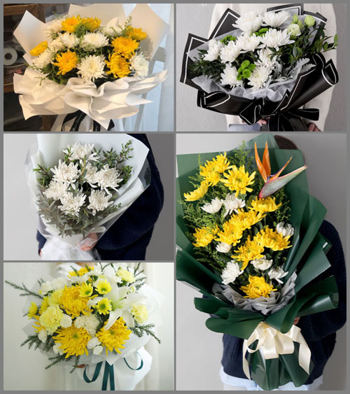四川阿坝汶川县水磨镇白事花束代送